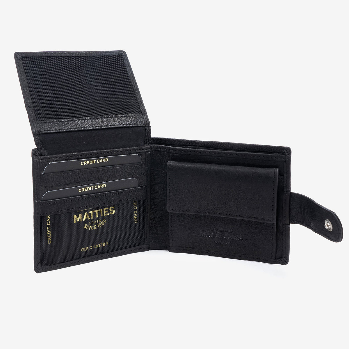 Cartera de piel, colección Wash, 10,5 × 9 cm